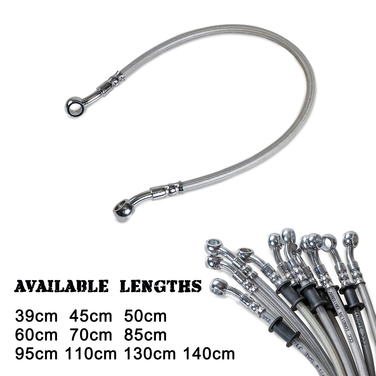 Exhaust Pipe Expander - 39 ซม.-140 ซม. สายเบรคมอเตอร์ไซค์ สายเบรคแบบถักอเนกประสงค์ สำหรับ