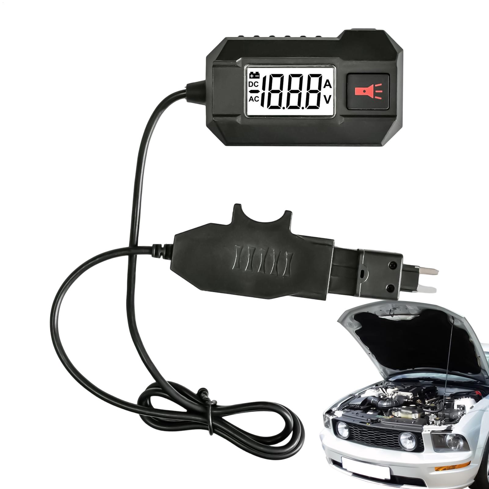 Auto Repair Shop In - เครื่องทดสอบฟิวส์รถยนต์ 20A 48V พร้อมหน้าจอ LED ความแม่นยำสูง
