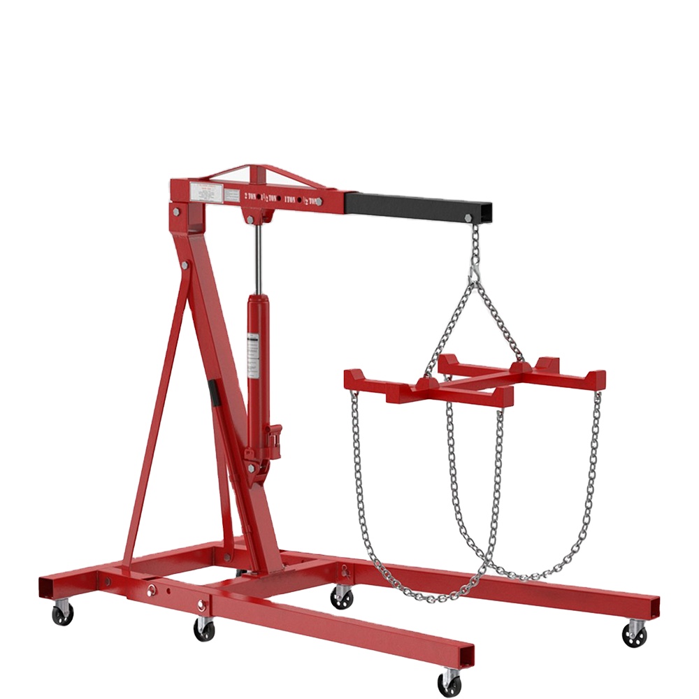 Engine Hoist Crane - เครื่องมือยกรอกเครื่องยนต์คุณภาพสูง 2 ตันร้านพับได้เครื่องยนต์เครน XRD090203 มีในสต็อก