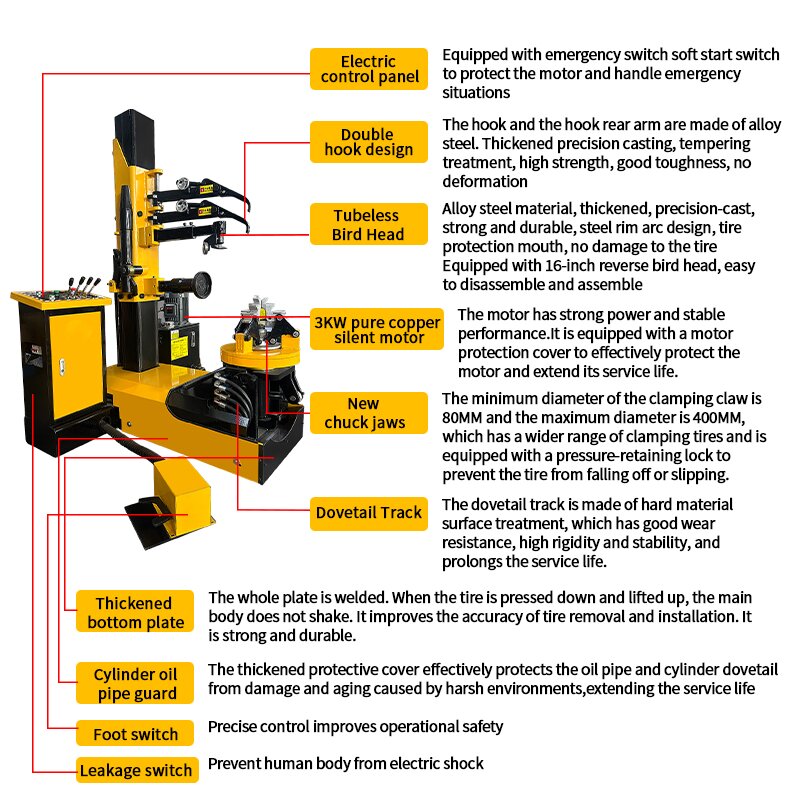 เครื่องเปลี่ยนยางรถบรรทุกไฟฟ้า - Auto Repair Shop In บทวิจารณ์และราคา