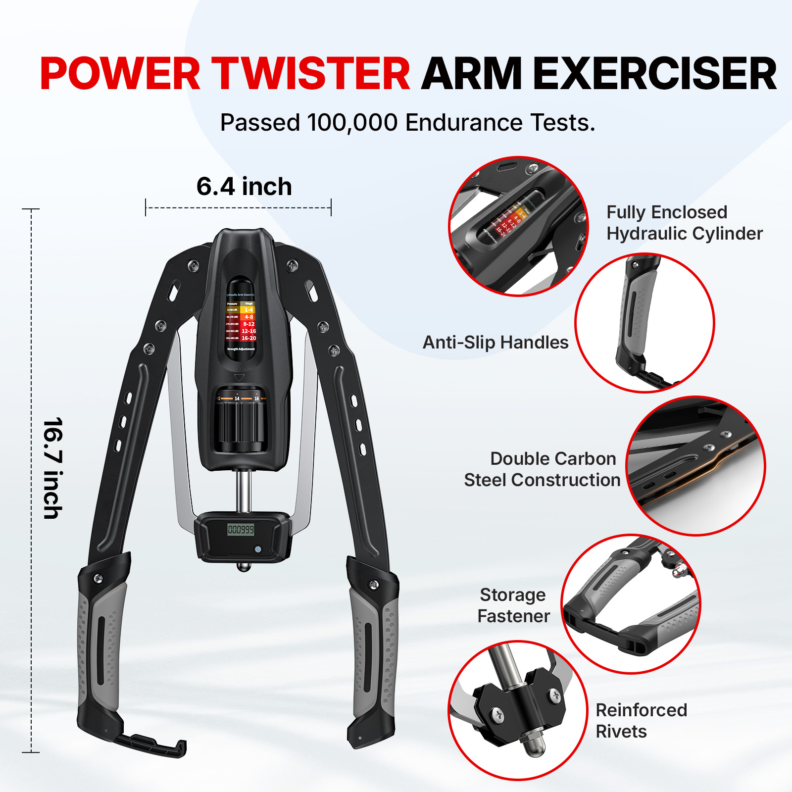 เครื่องฝึกแขน Merach Twister พ - Engine Hoist Crane บทวิจารณ์และราคา