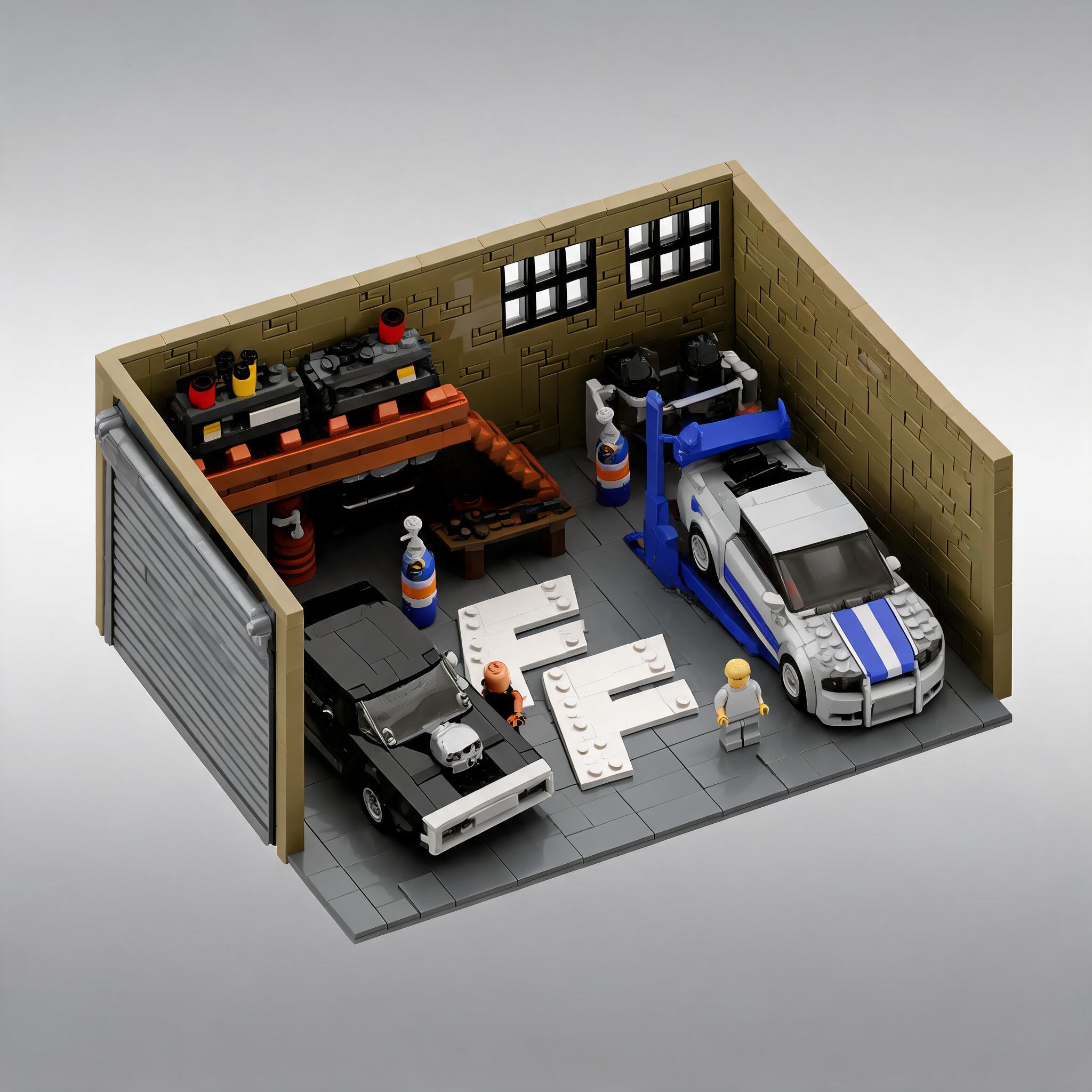 792 ชิ้น โดมส์การาจ MOC DIY ร้ - Auto Repair Shop In บทวิจารณ์และราคา