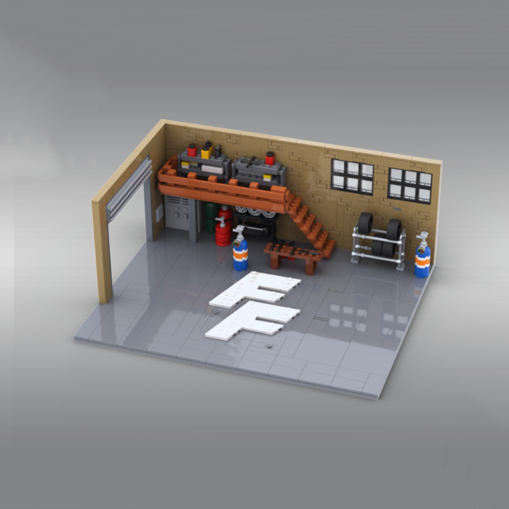 792 ชิ้น โดมส์การาจ MOC DIY ร้ - Auto Repair Shop In บทวิจารณ์และราคา