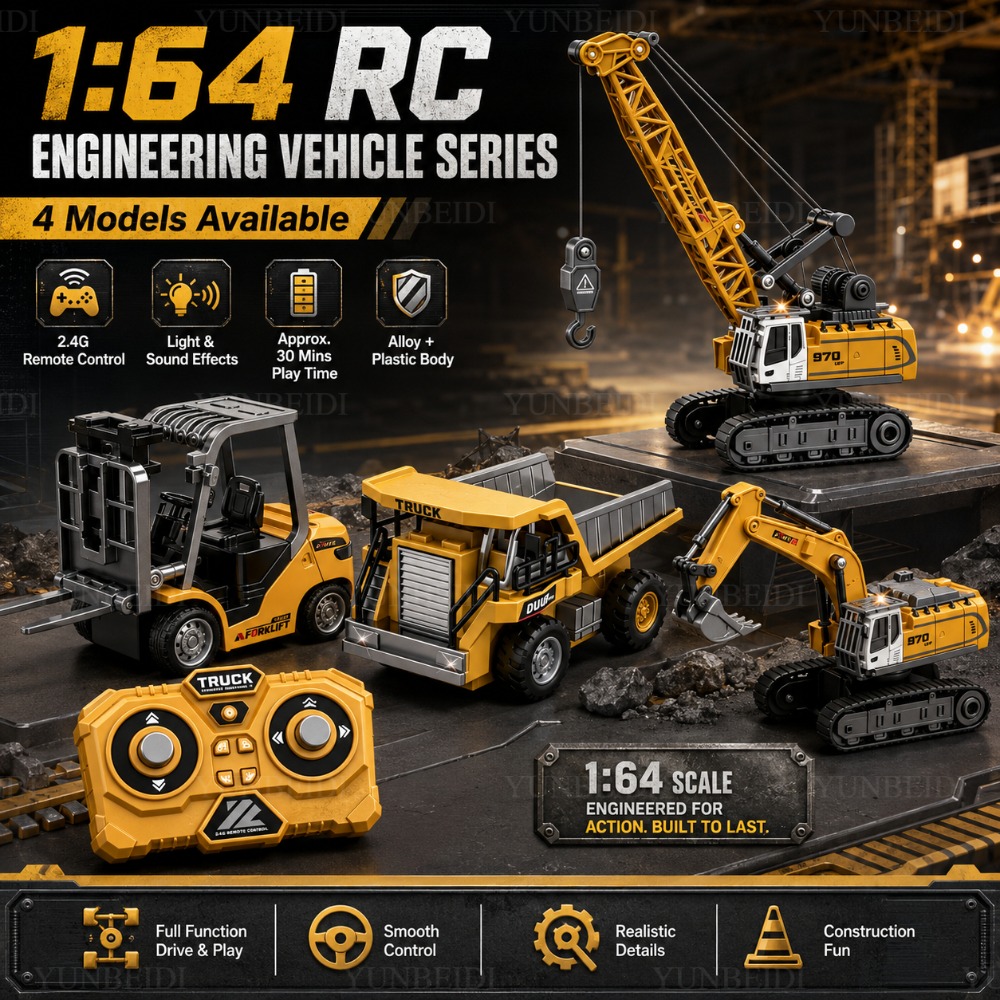 รถบังคับวิทยุขนาดเล็ก 1:64 รถย - Engine Hoist Crane บทวิจารณ์และราคา