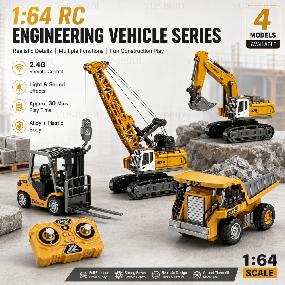 รถบังคับวิทยุขนาดเล็ก 1:64 รถย - Engine Hoist Crane บทวิจารณ์และราคา